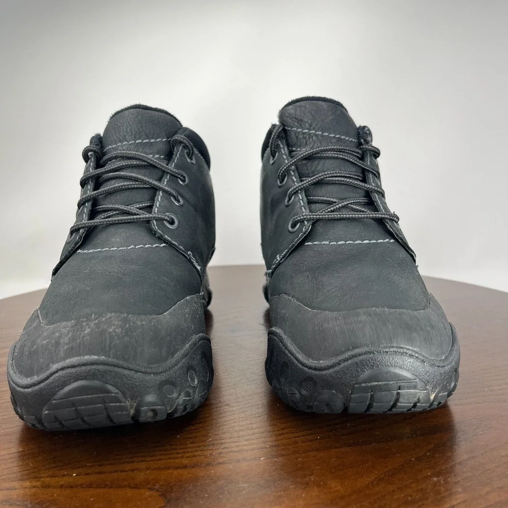 Merrell Coda Mid Boots Mens 8 Black Leather Lace Up Waterproof Outdoor Ortholite
